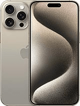 A smartphone with a sleek, metallic design is shown. The front display features a wavy abstract pattern, and there are three lenses on the back top-left corner. The brands logo is visible on the back.