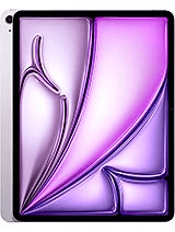 A sleek tablet with a thin bezel displays an abstract, glossy purple and lavender design resembling fluid curves and waves. The device has a metallic frame and a minimalist design.